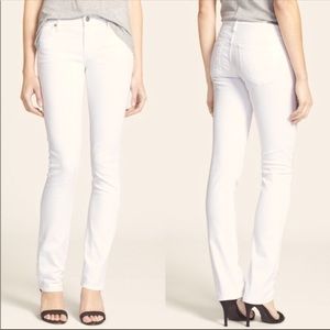 Citizens of Humanity White Ava Low Rise Straight Leg Jeans Size 28